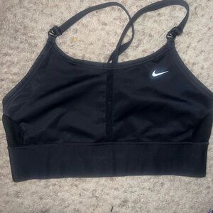 Nike Black Sports Bra Moisture-Wicking Compression